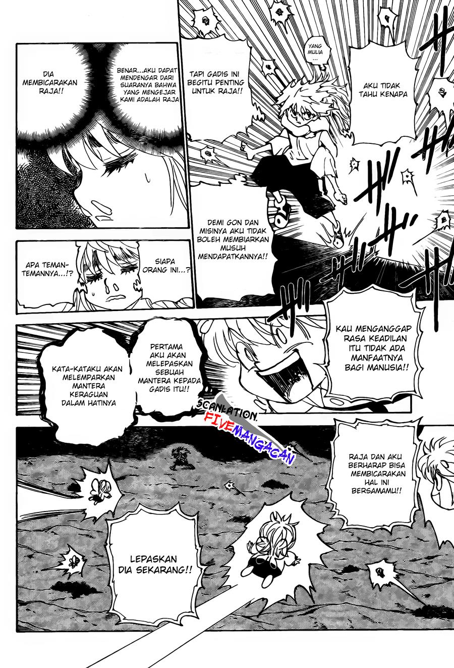 Hunter x Hunter Chapter 303 Gambar 16