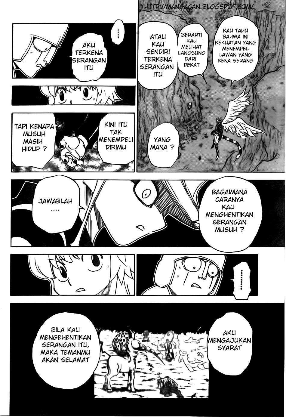 Hunter x Hunter Chapter 302 Gambar 17