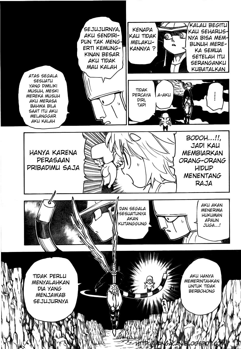 Hunter x Hunter Chapter 302 Gambar 18