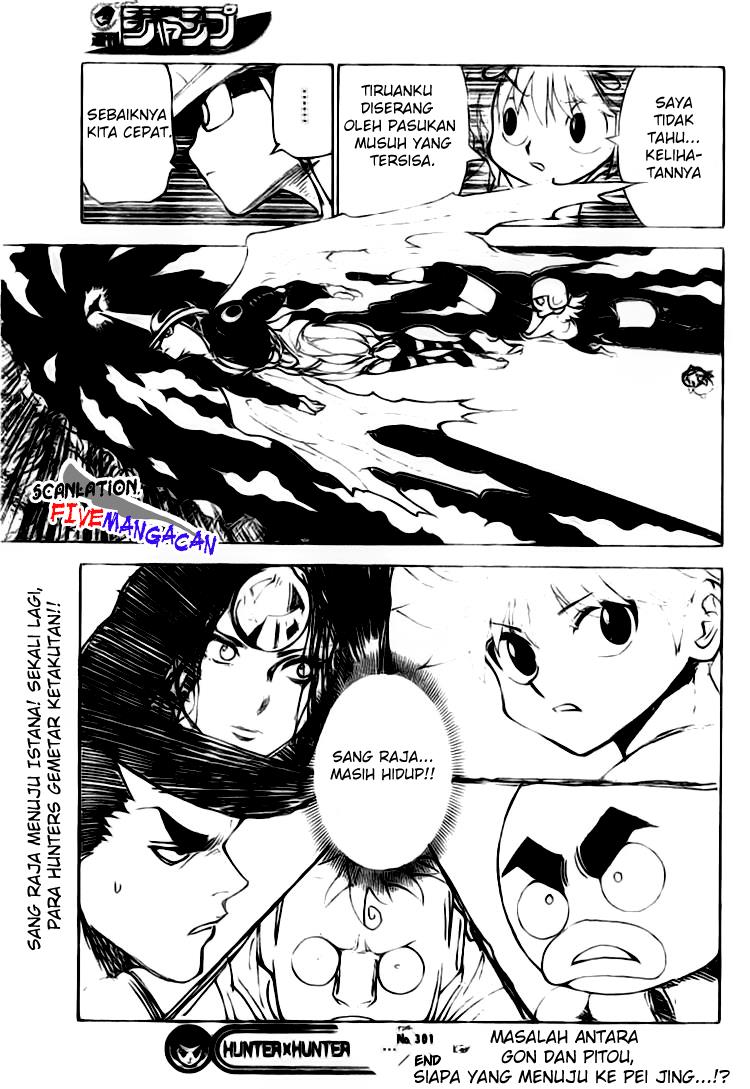 Hunter x Hunter Chapter 301 Gambar 19