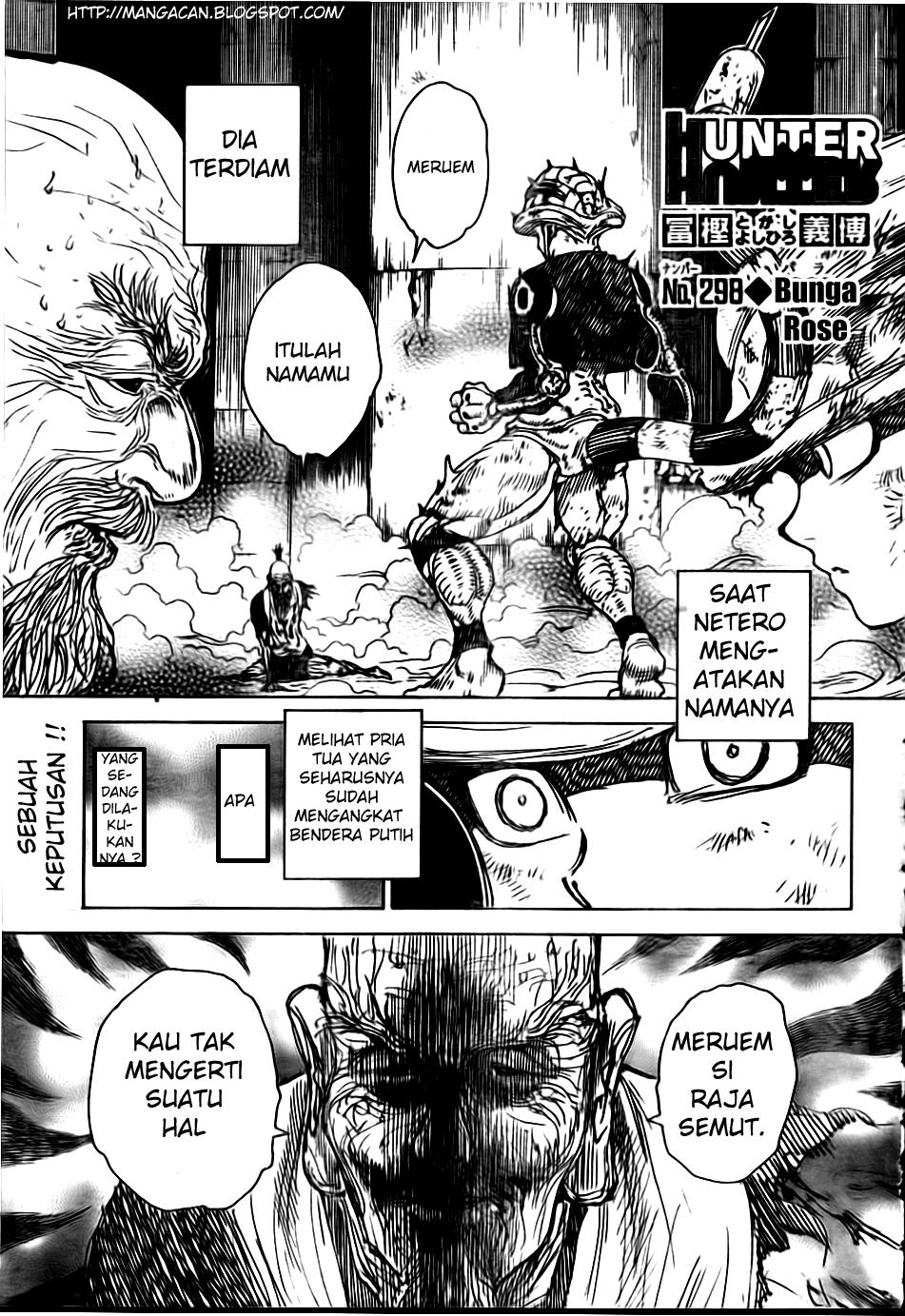 Baca Komik Hunter x Hunter Chapter 298 Gambar 1