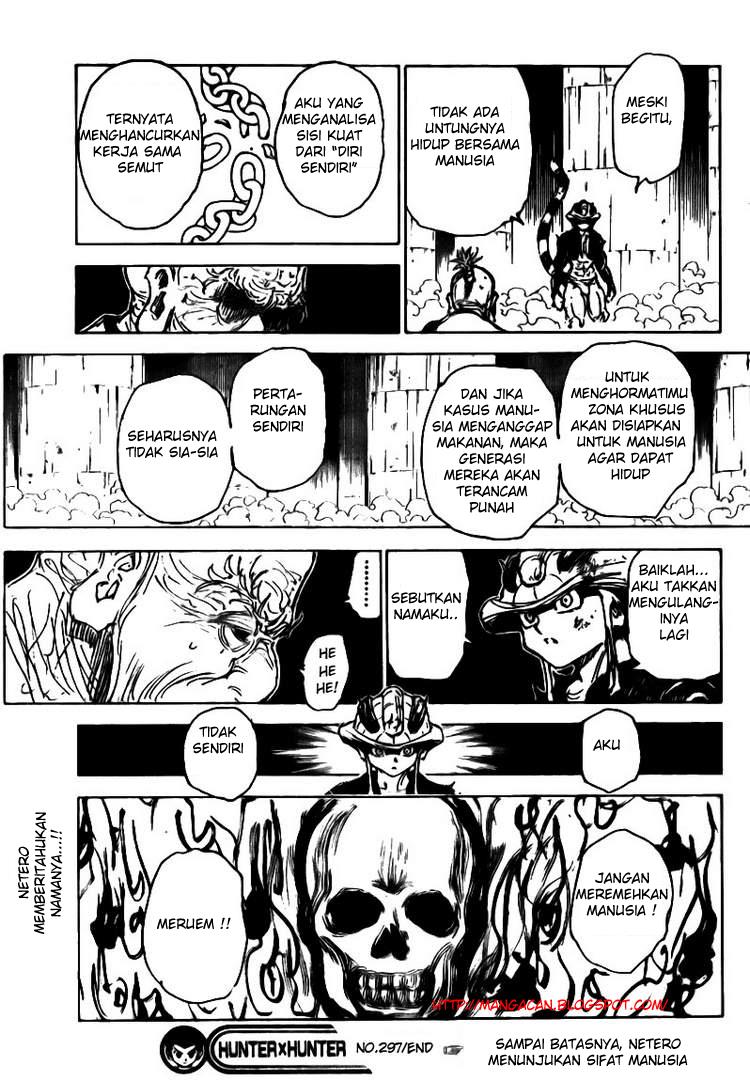 Hunter x Hunter Chapter 297 Gambar 17