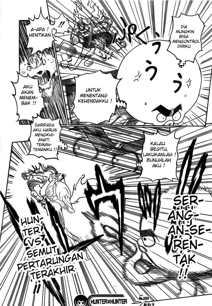 Hunter x Hunter Chapter 295 Gambar 15