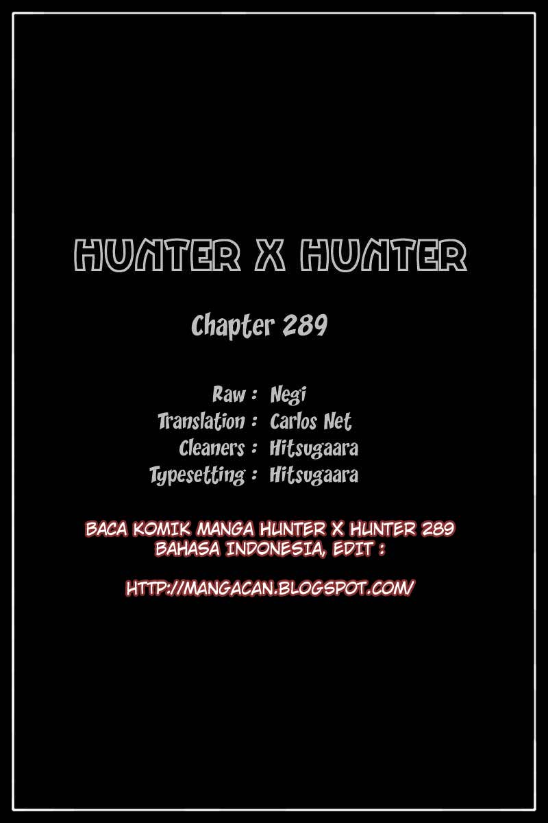 Hunter x Hunter Chapter 289 Gambar 19