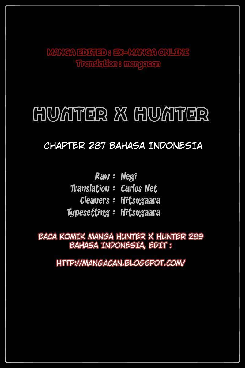 Hunter x Hunter Chapter 287 Gambar 18