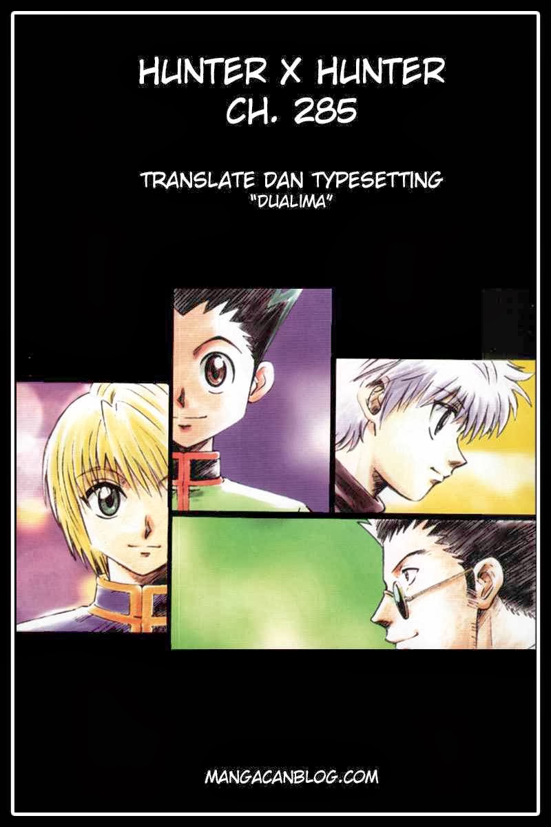 Baca Komik Hunter x Hunter Chapter 285 Gambar 1