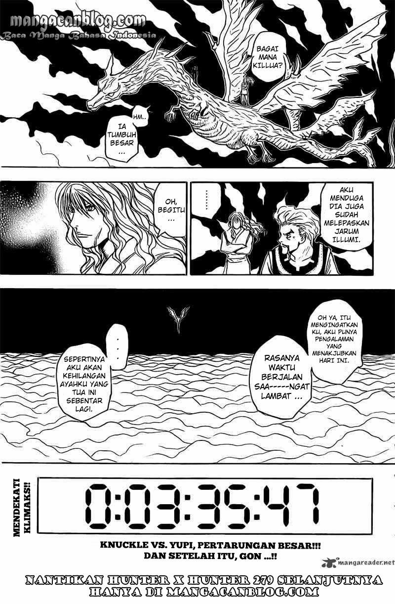 Hunter x Hunter Chapter 278 Gambar 19