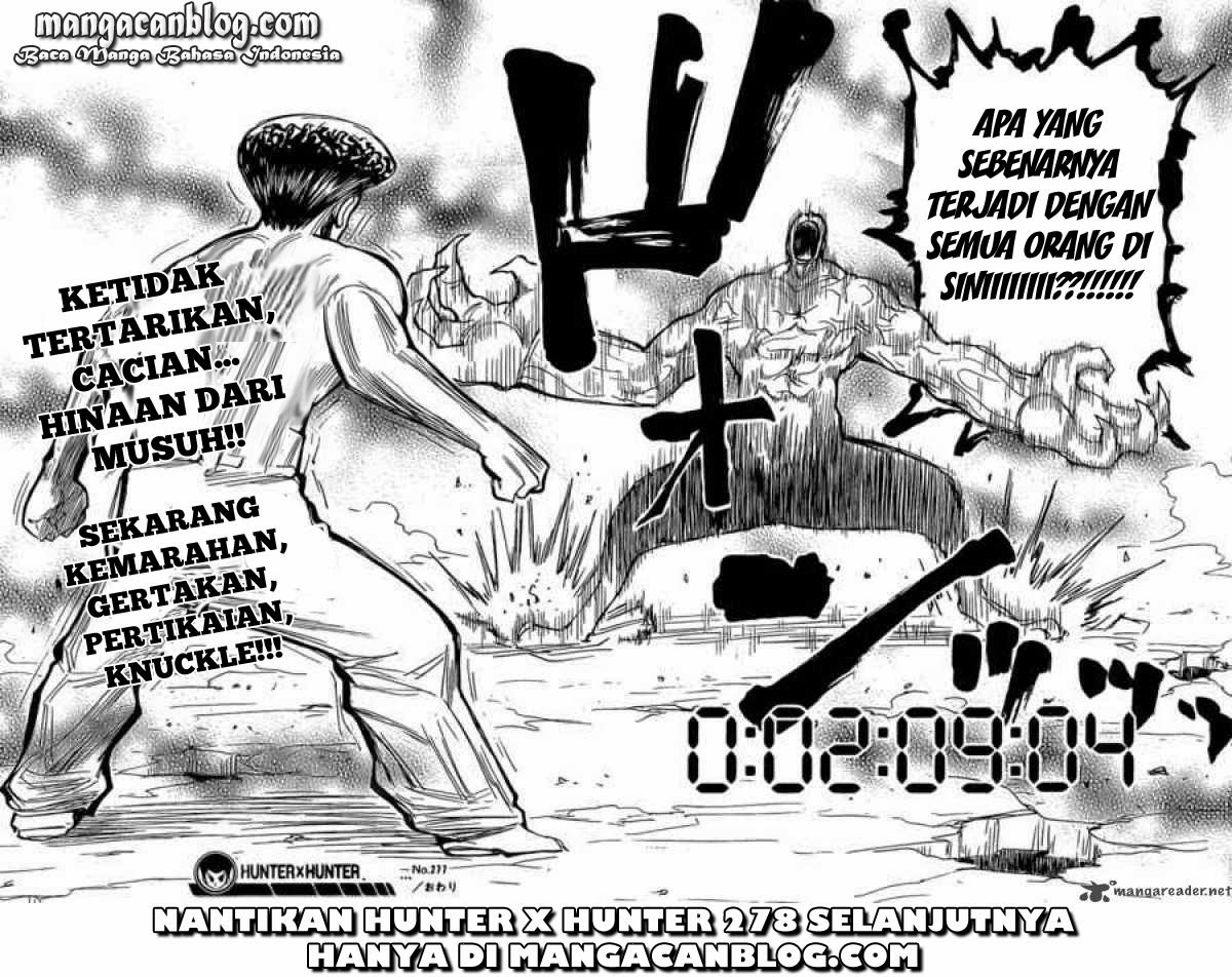 Hunter x Hunter Chapter 277 Gambar 19