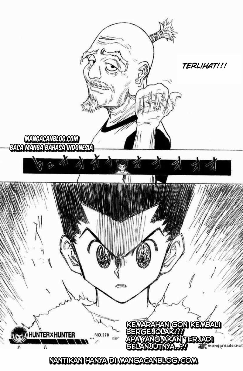 Hunter x Hunter Chapter 270 Gambar 18