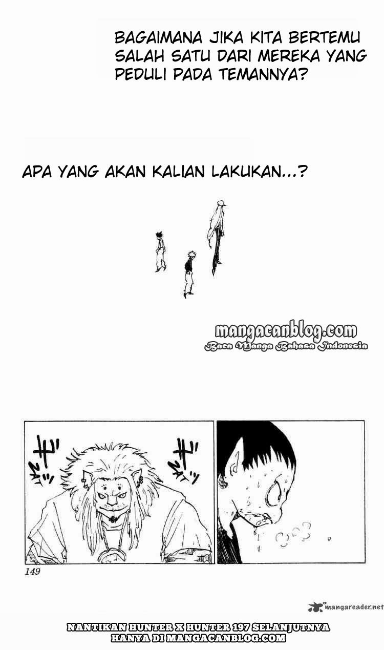 Hunter x Hunter Chapter 196 Gambar 14