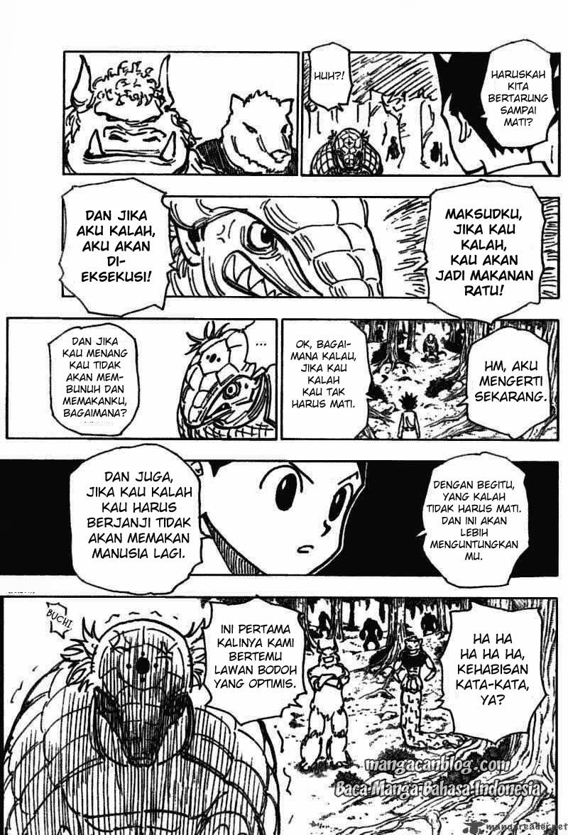 Hunter x Hunter Chapter 195 Gambar 5