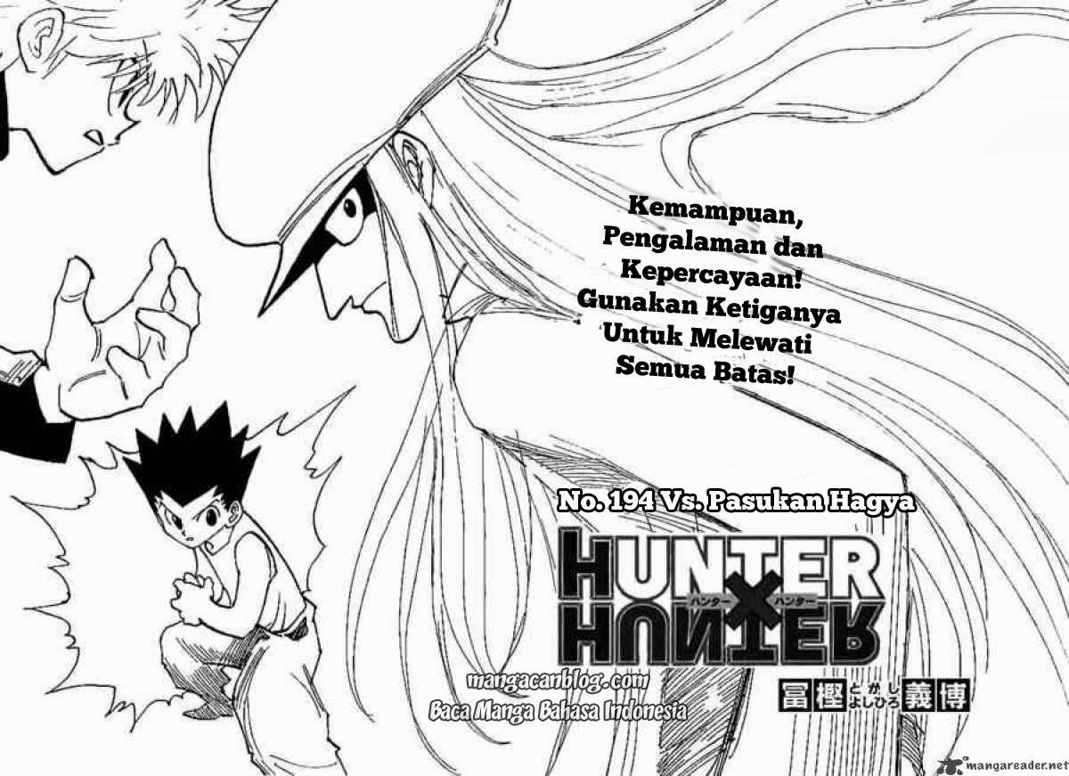 Hunter x Hunter Chapter 194 Gambar 3