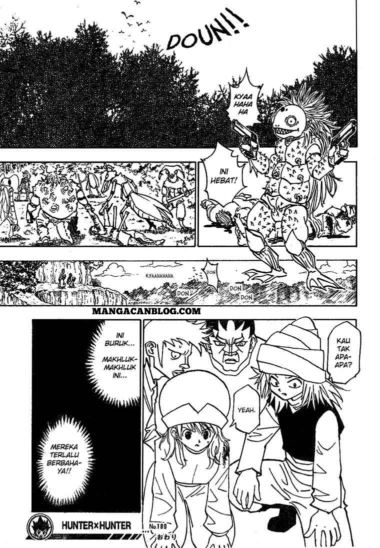 Hunter x Hunter Chapter 189 Gambar 15