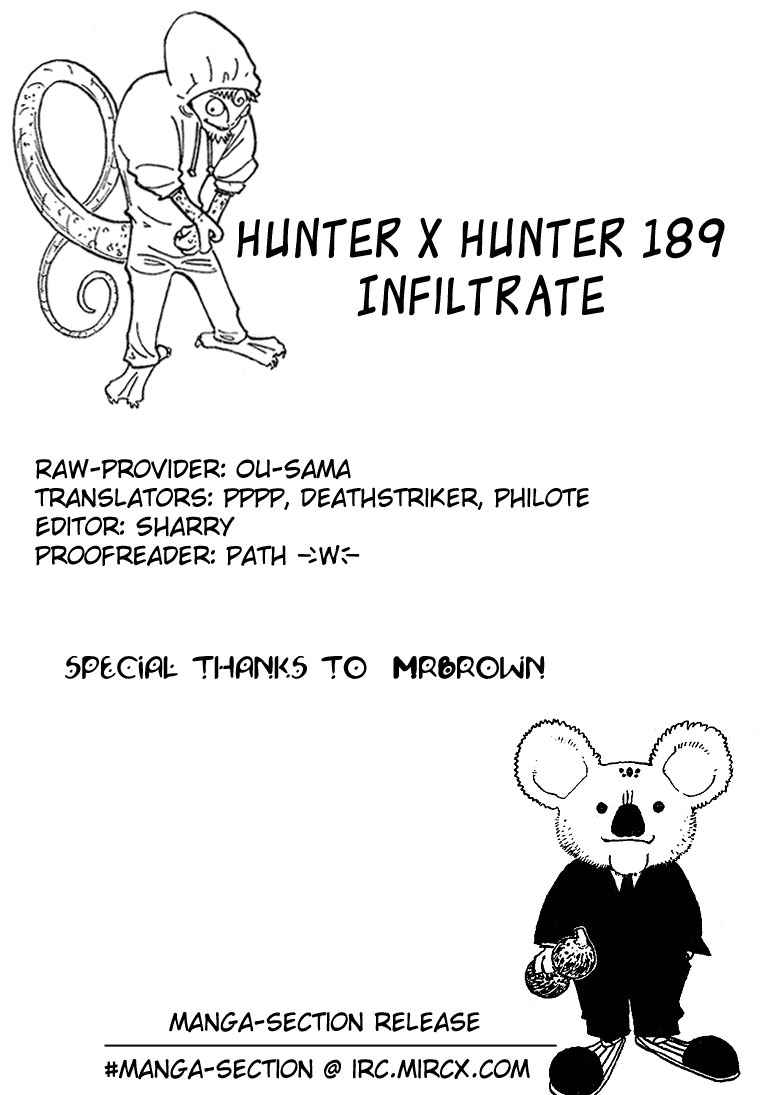 Hunter x Hunter Chapter 189 Gambar 16