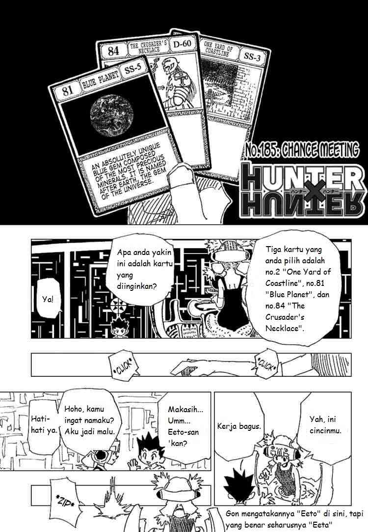 Baca Komik Hunter x Hunter Chapter 185 Gambar 1