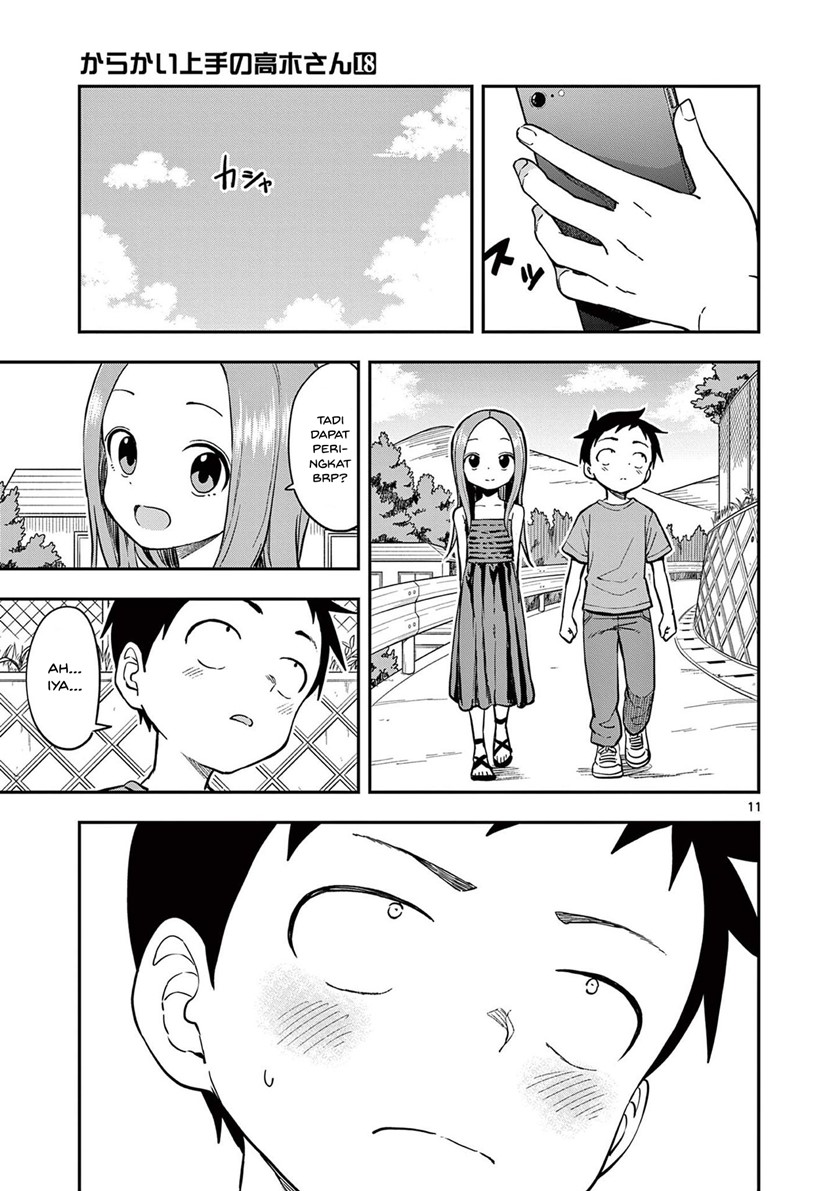 Karakai Jouzu no Takagi-san Chapter 157 Gambar 12