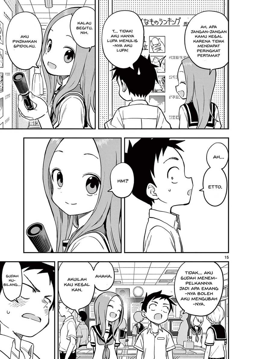 Karakai Jouzu no Takagi-san Chapter 157 Gambar 16