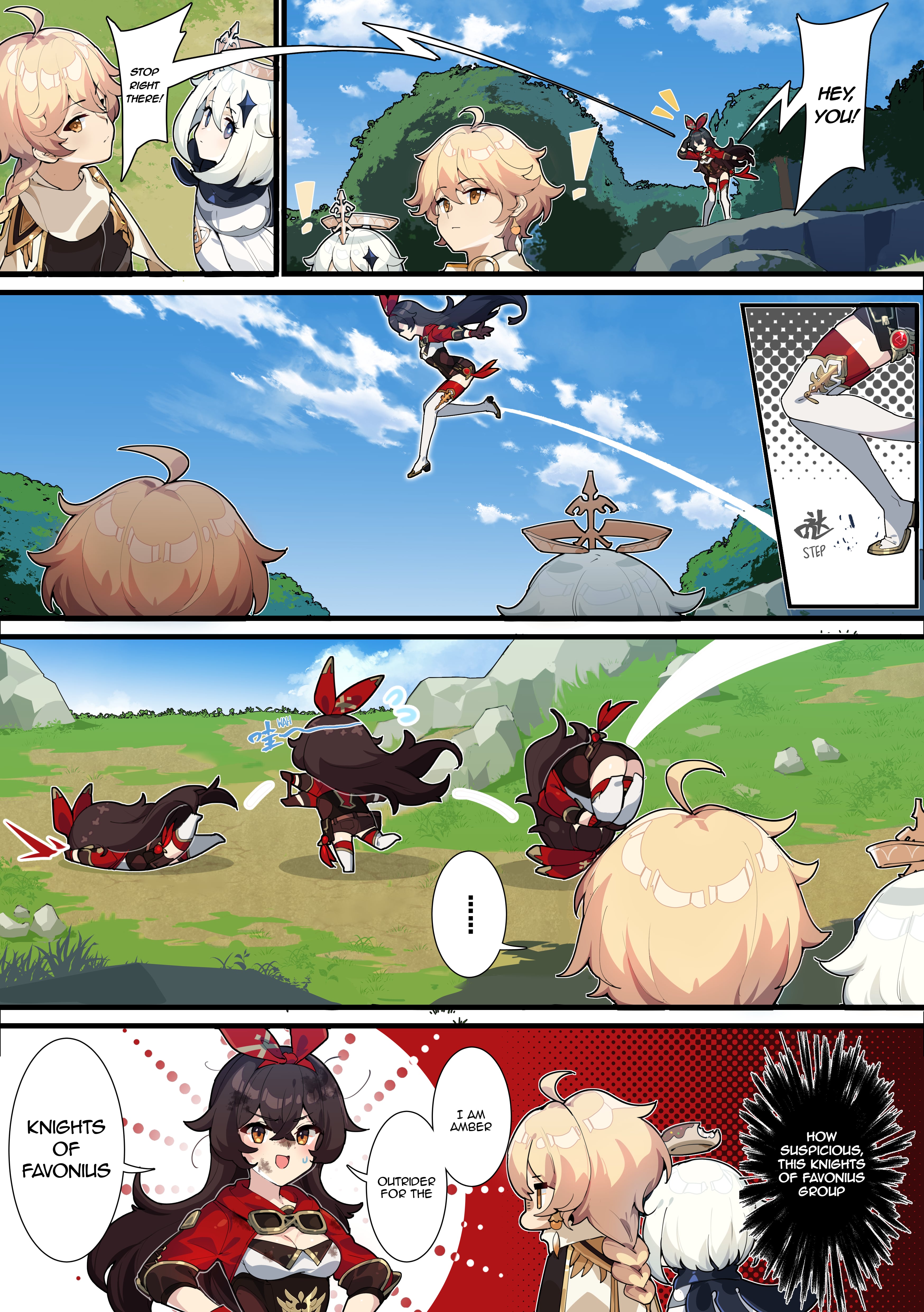 Baca Manhua Genshin Impact 4-koma Chapter 5 Gambar 2