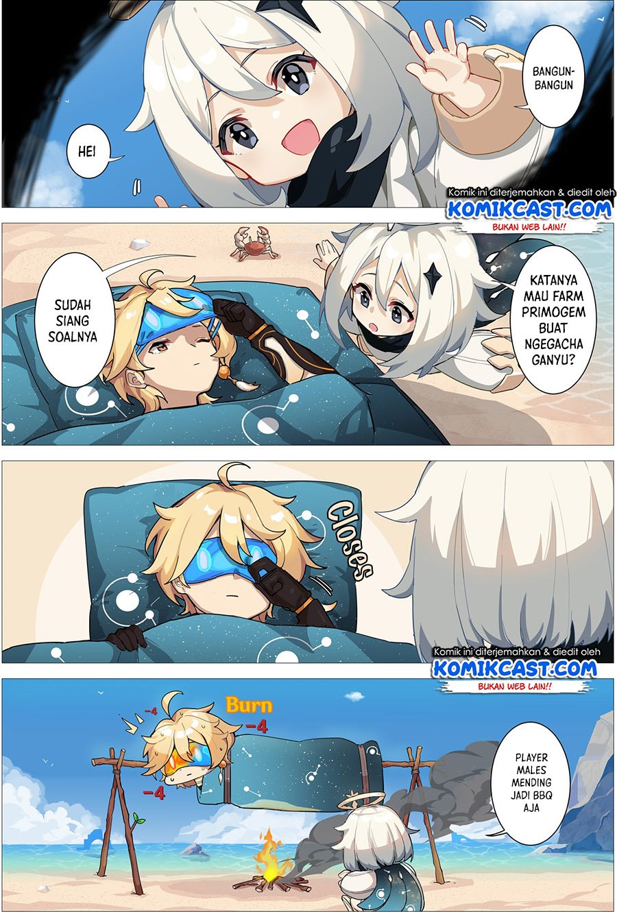 Baca Komik Genshin Impact 4-koma Chapter 1 Gambar 1