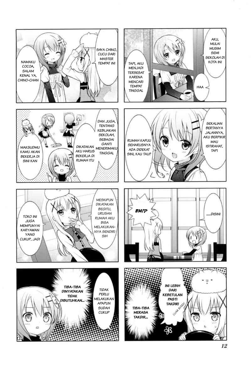 Gochuumon wa Usagi desu ka? Chapter 1 Gambar 4