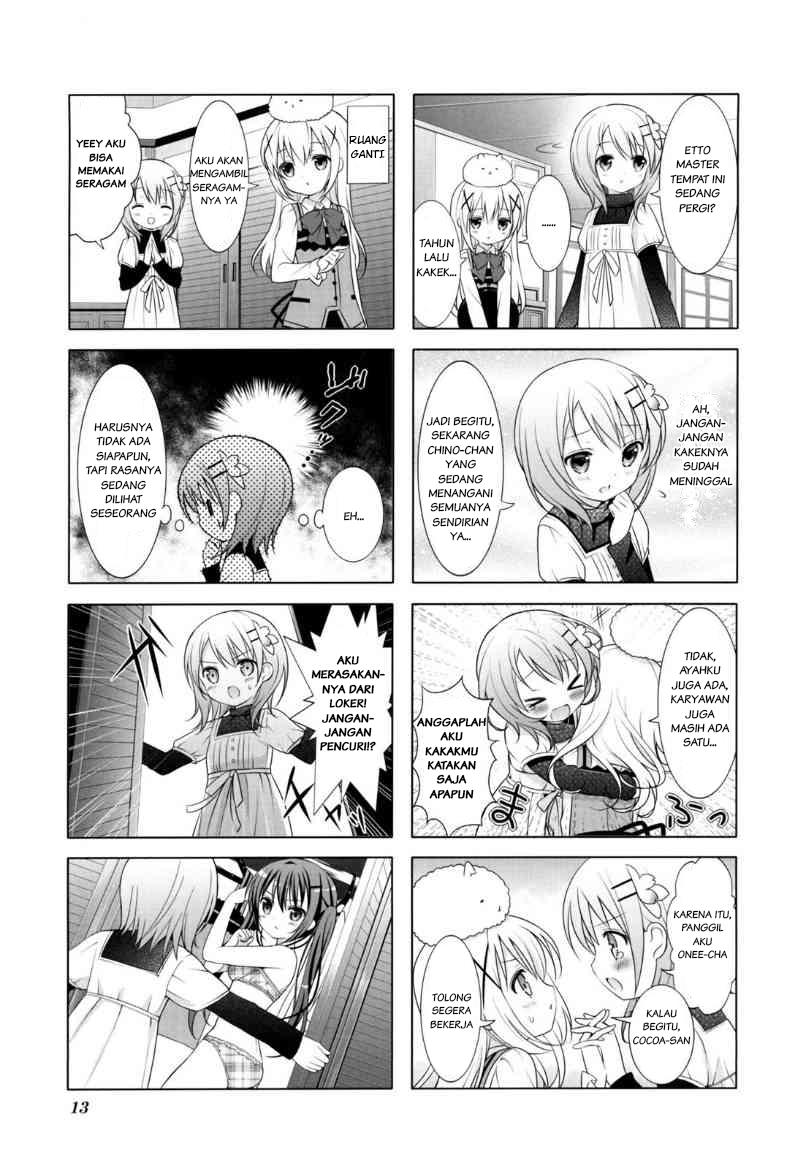 Gochuumon wa Usagi desu ka? Chapter 1 Gambar 5