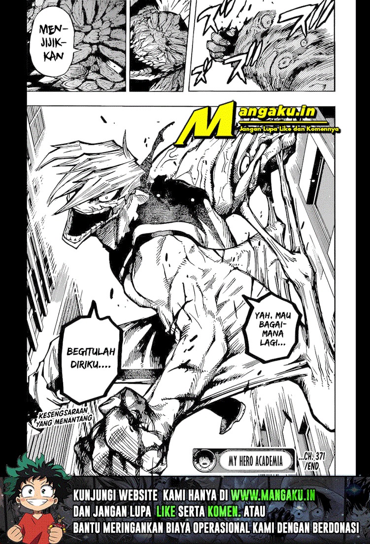 Boku no Hero Academia Chapter 371 Gambar 16