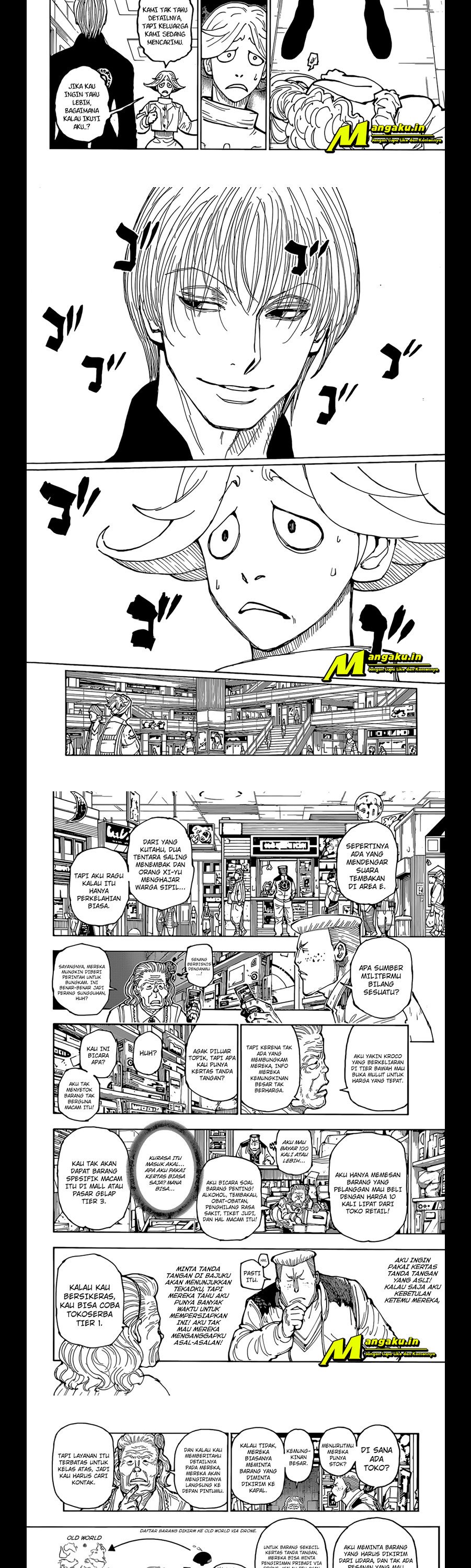 Hunter x Hunter Chapter 392 Gambar 5