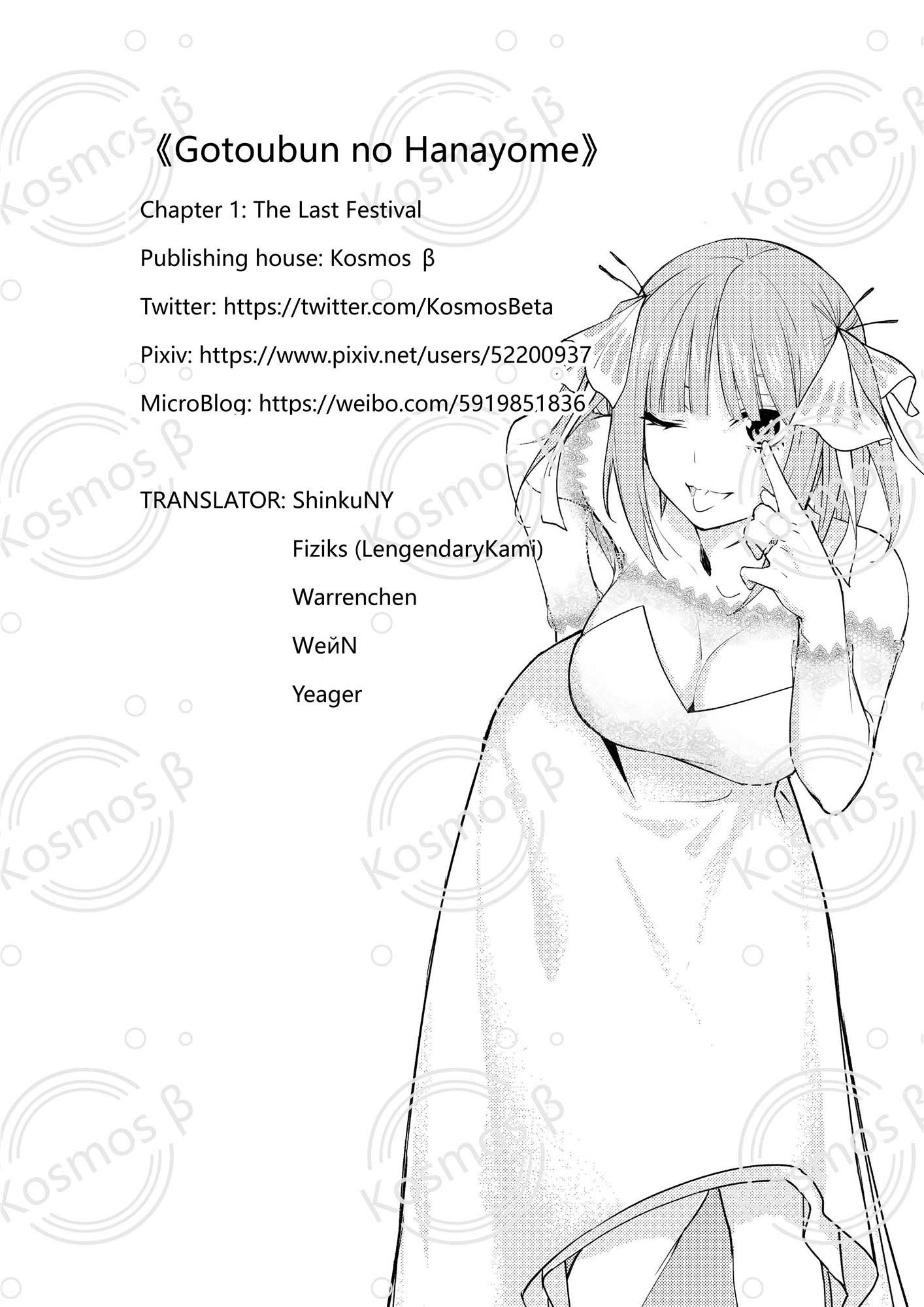 Gotoubun no Hanayome β Chapter 1 Gambar 30