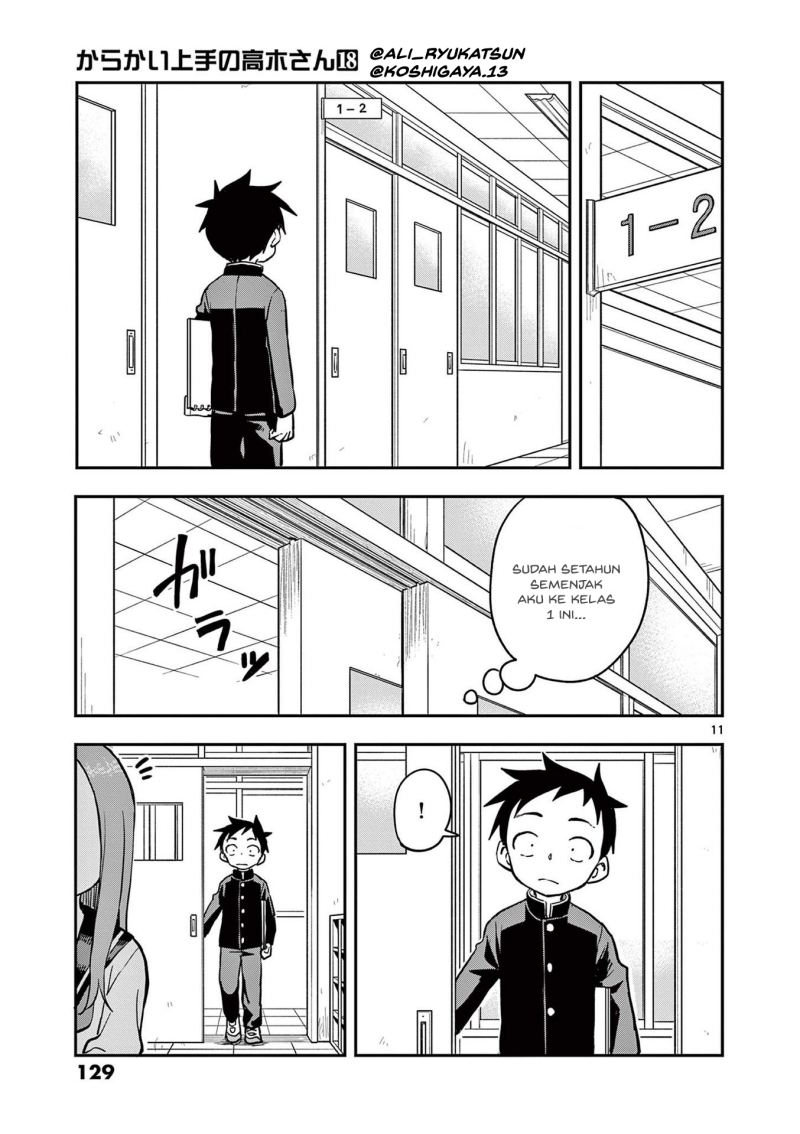 Karakai Jouzu no Takagi-san Chapter 159 Gambar 12