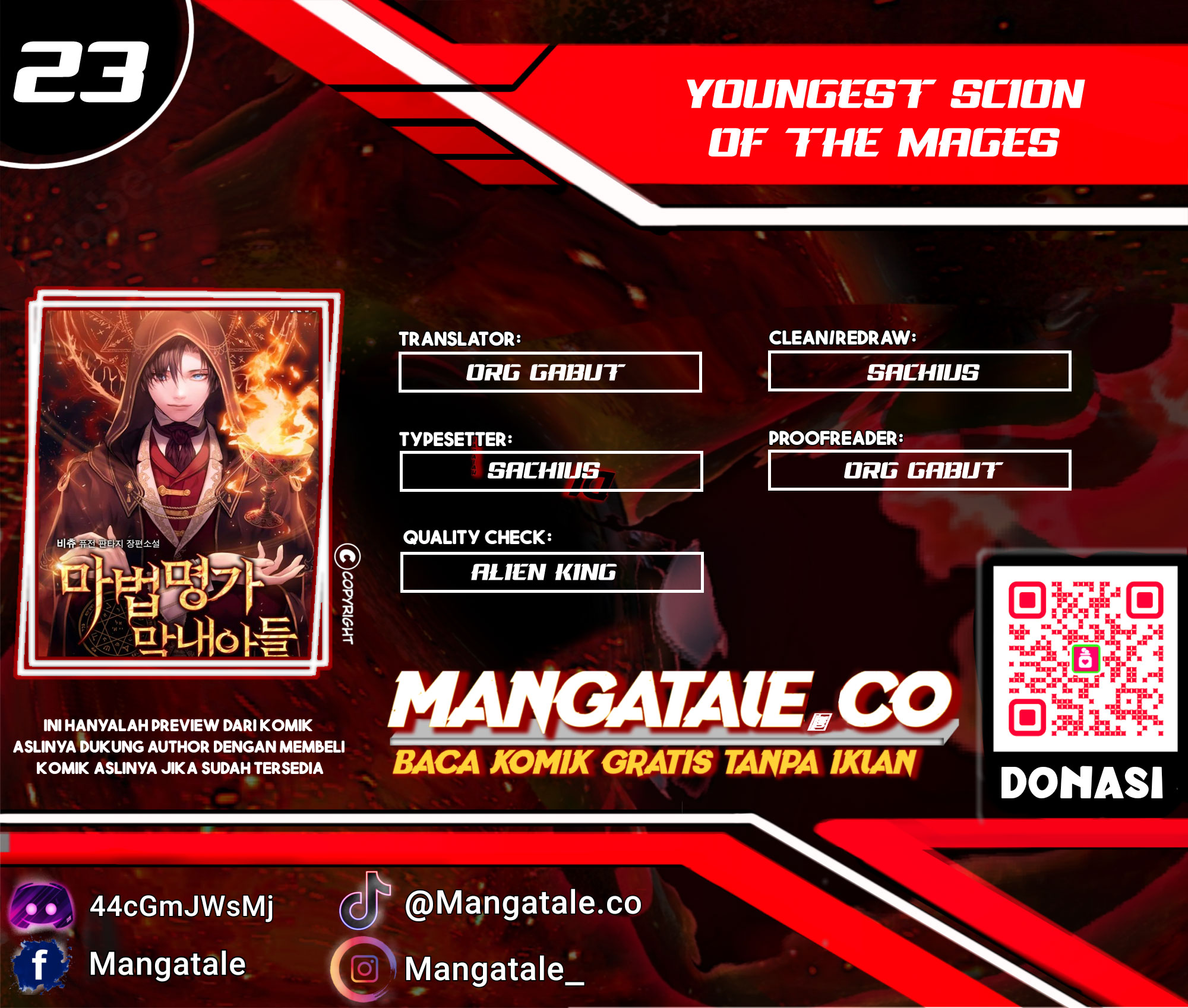 Baca Komik Youngest Scion of the Mages Chapter 23 Gambar 1