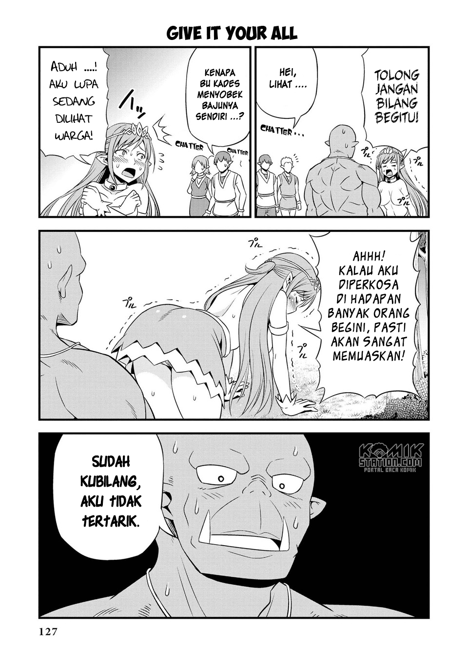 Hentai Elf to Majime Orc Chapter 9.9 Gambar 9