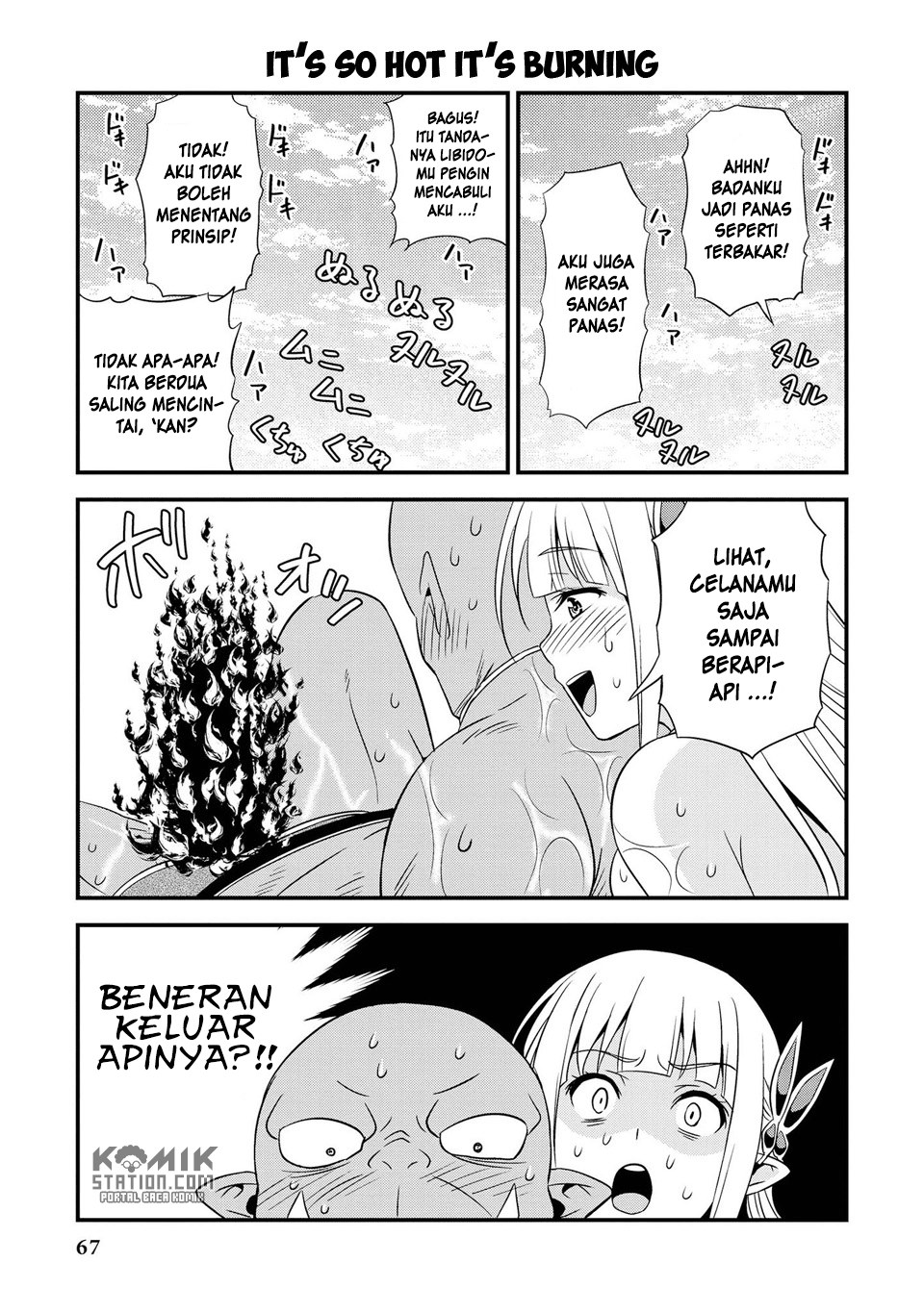 Hentai Elf to Majime Orc Chapter 9.7 Gambar 5