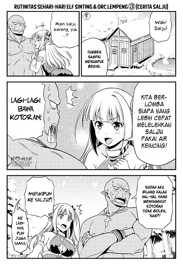 Baca Komik Hentai Elf to Majime Orc Chapter 9.6 Gambar 1