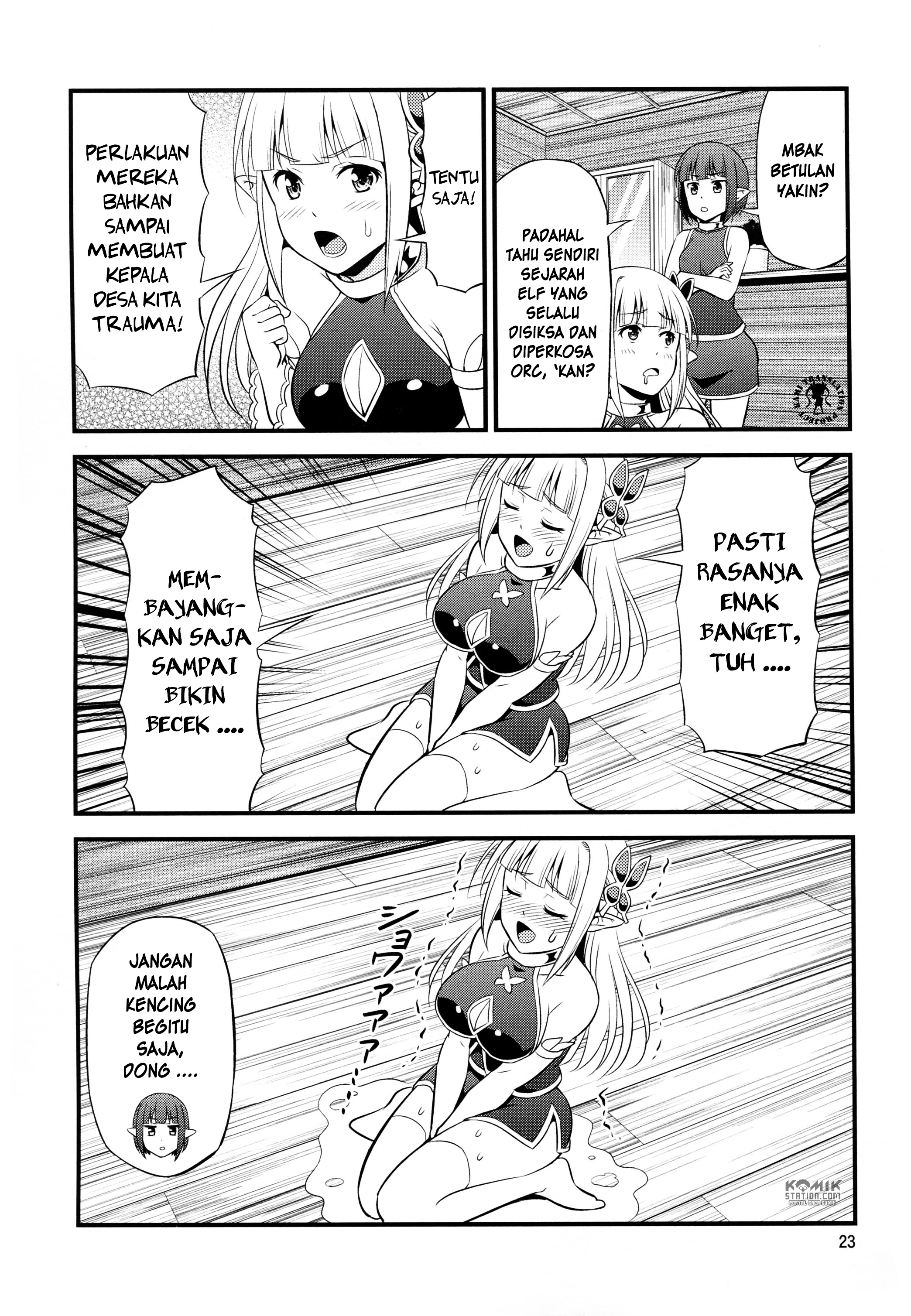 Hentai Elf to Majime Orc Chapter 2.5 Gambar 4