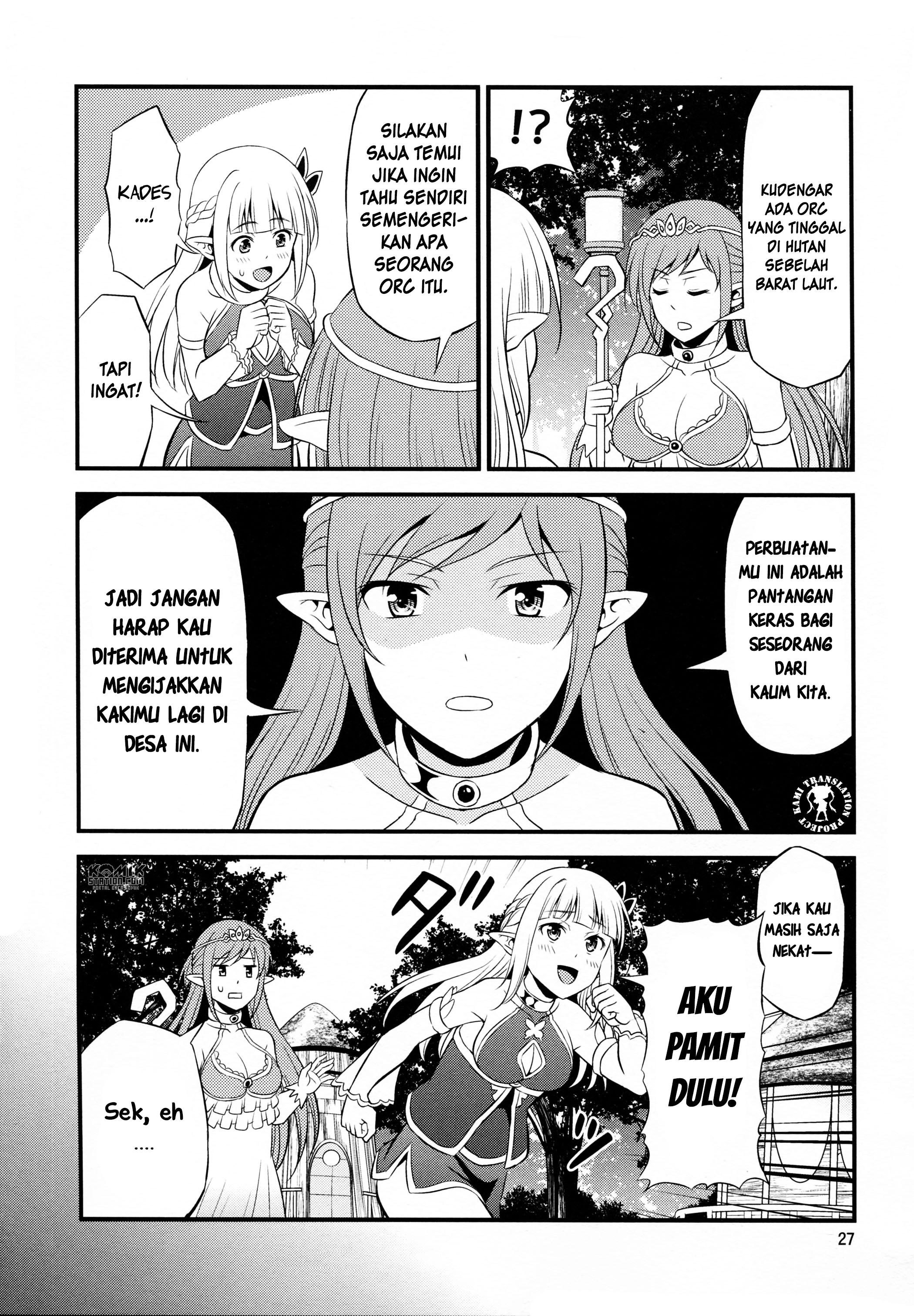 Hentai Elf to Majime Orc Chapter 2.5 Gambar 9