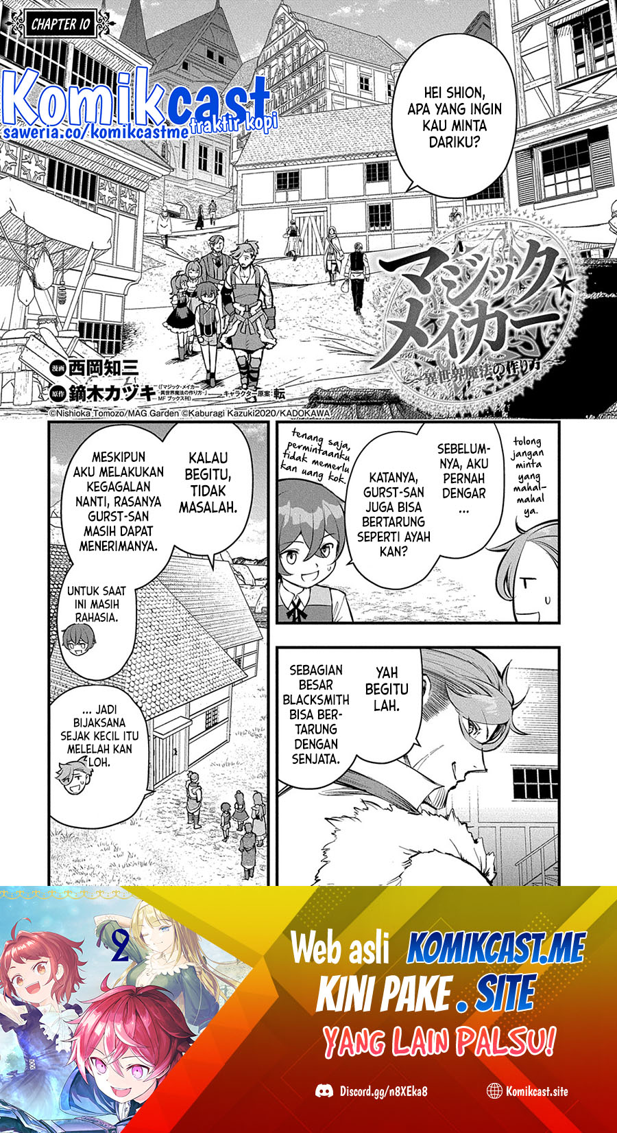 Baca Manga Magic Maker – Isekai Mahou no Tsukurikata Chapter 10 Gambar 2