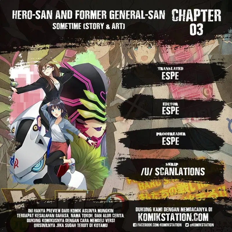 Baca Komik Hero-san and Former General-san Chapter 3 Gambar 1