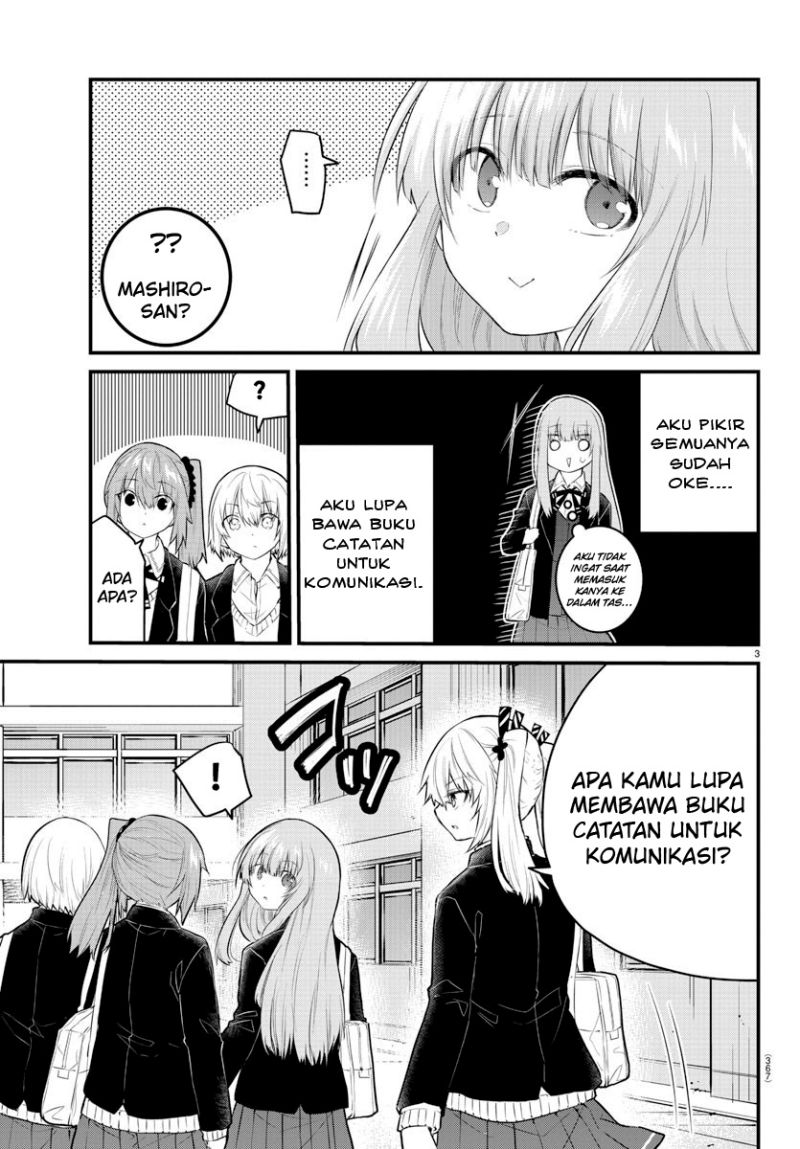 Koe ga dasenai Shoujo wa “Kanojo ga Yasashisugiru” to Omotte iru Chapter 127 Gambar 5