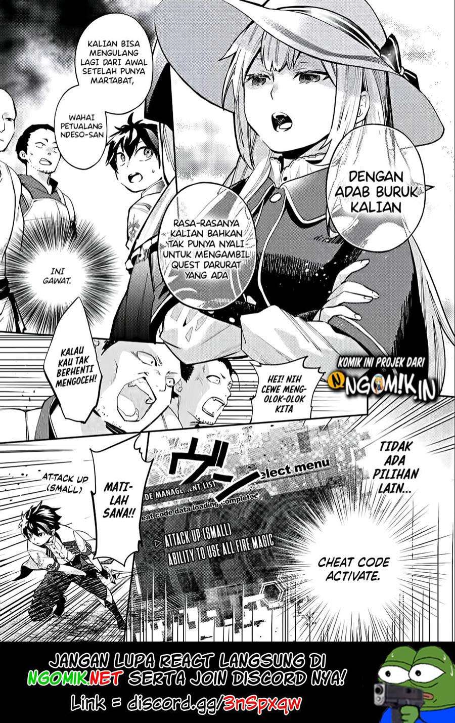 Baca Manga Hey The Cheat Code Management Skill which was thought to be useless is too monstrous Chapter 1.3 Gambar 2