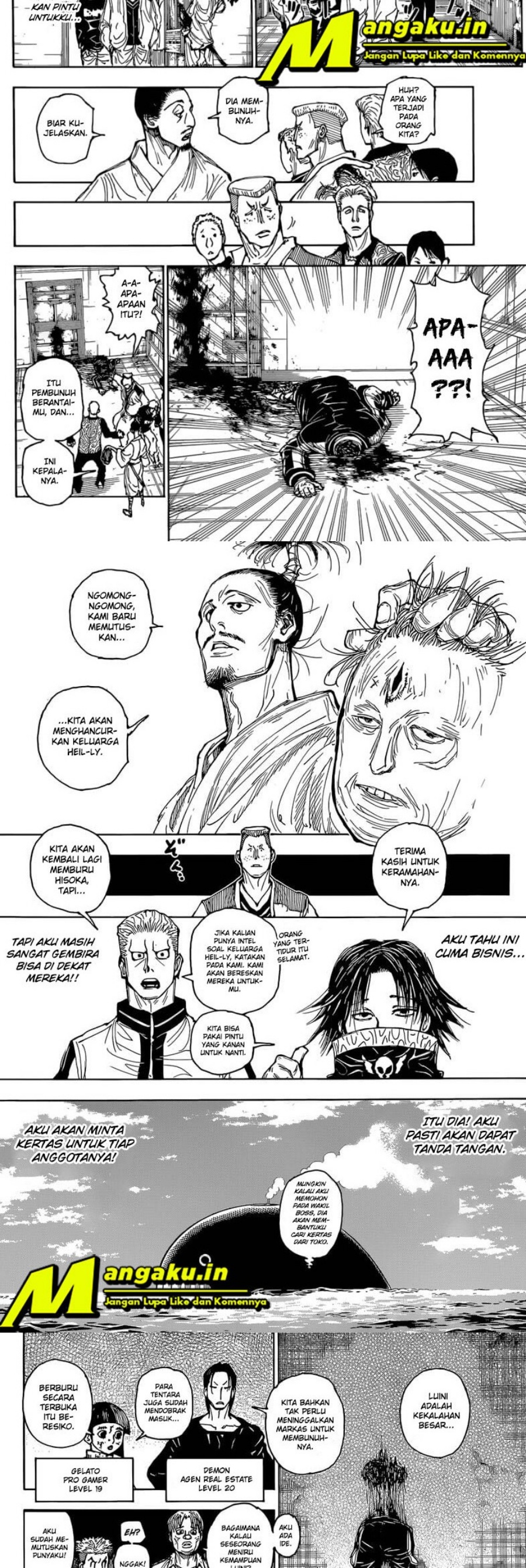 Hunter x Hunter Chapter 393 Gambar 3