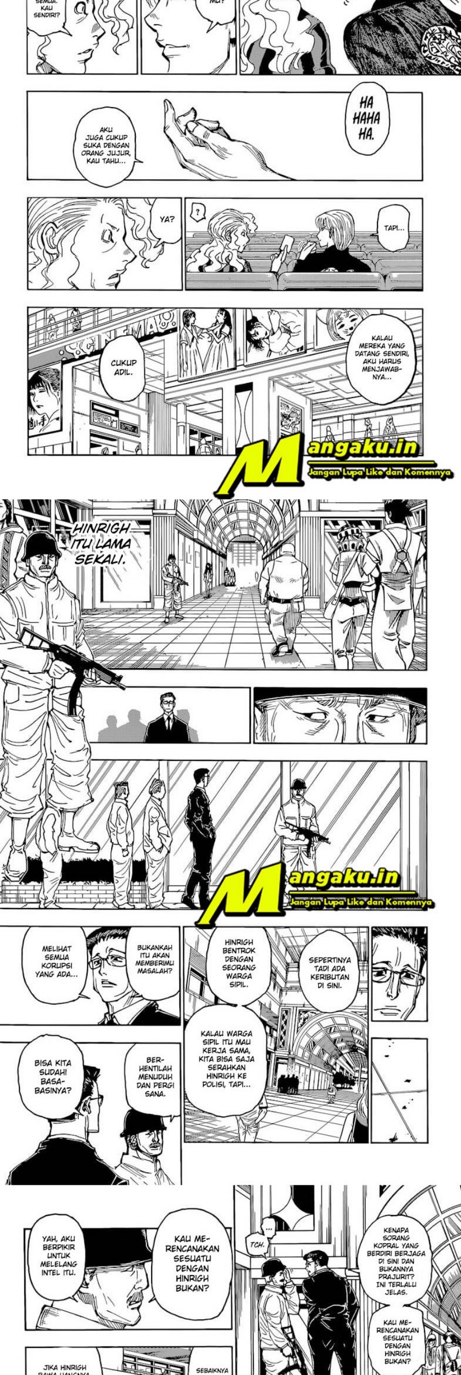 Hunter x Hunter Chapter 393 Gambar 7