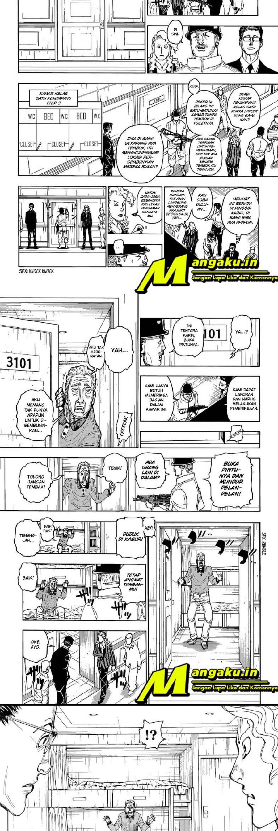 Hunter x Hunter Chapter 393 Gambar 9