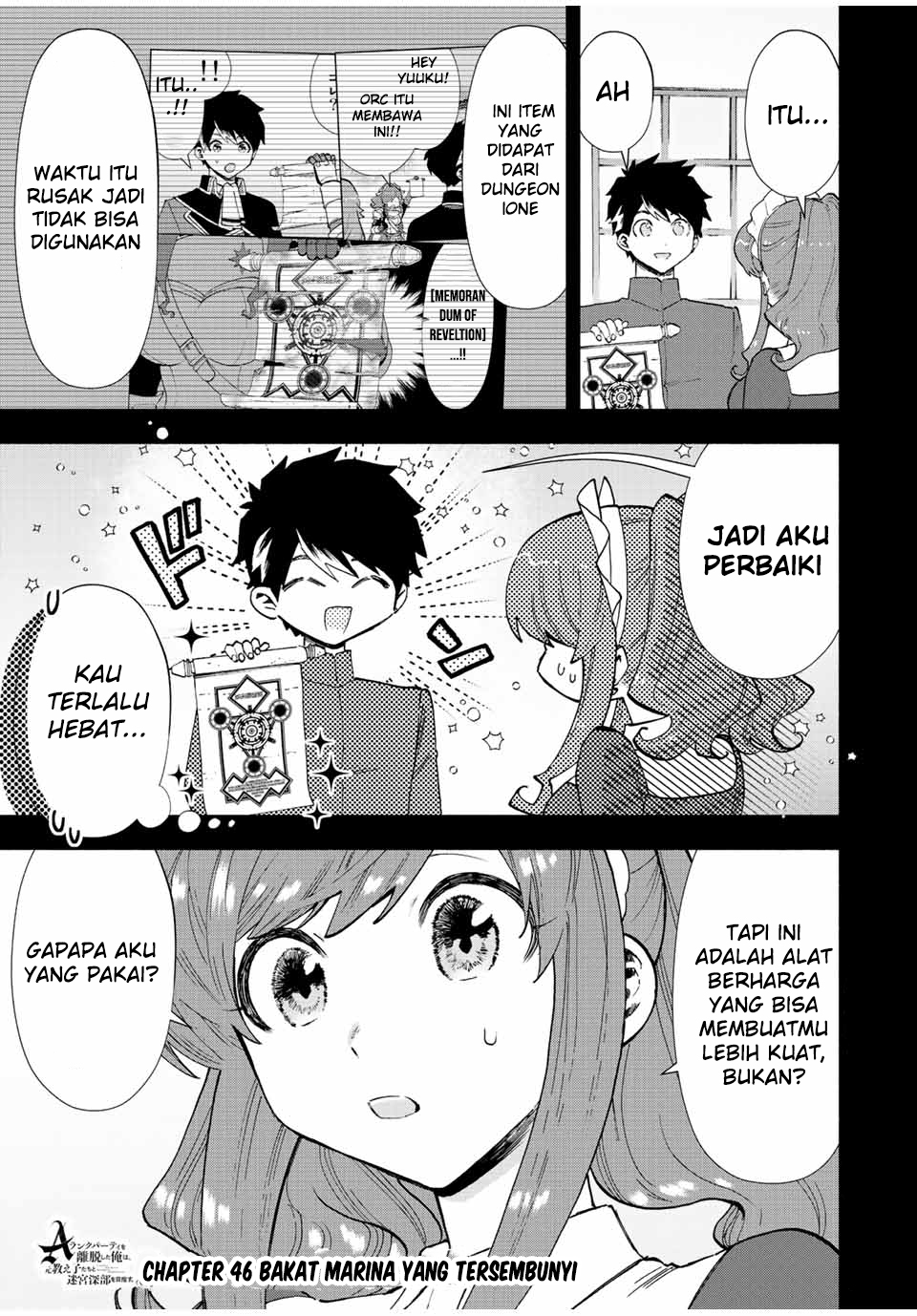 Baca Manga A Rank Party wo Ridatsu Shita Ore wa, Moto Oshiego Tachi to Meikyuu Shinbu wo Mezasu Chapter 46 Gambar 2