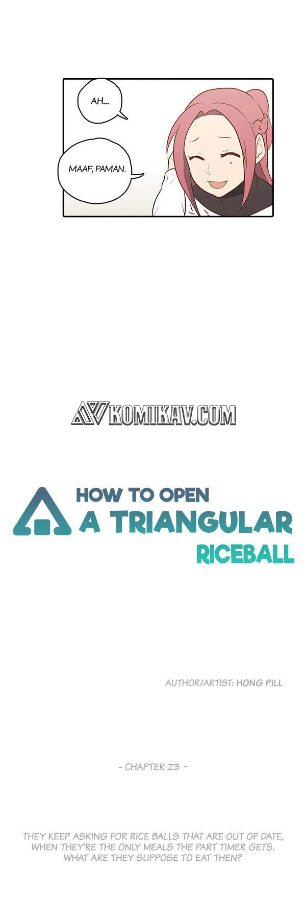 How to Open a Triangular Riceball Chapter 23 Gambar 4