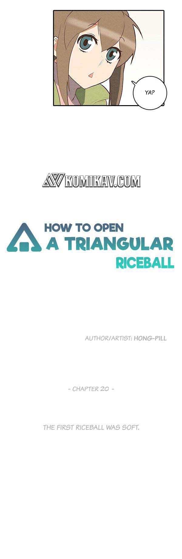 How to Open a Triangular Riceball Chapter 20 Gambar 4
