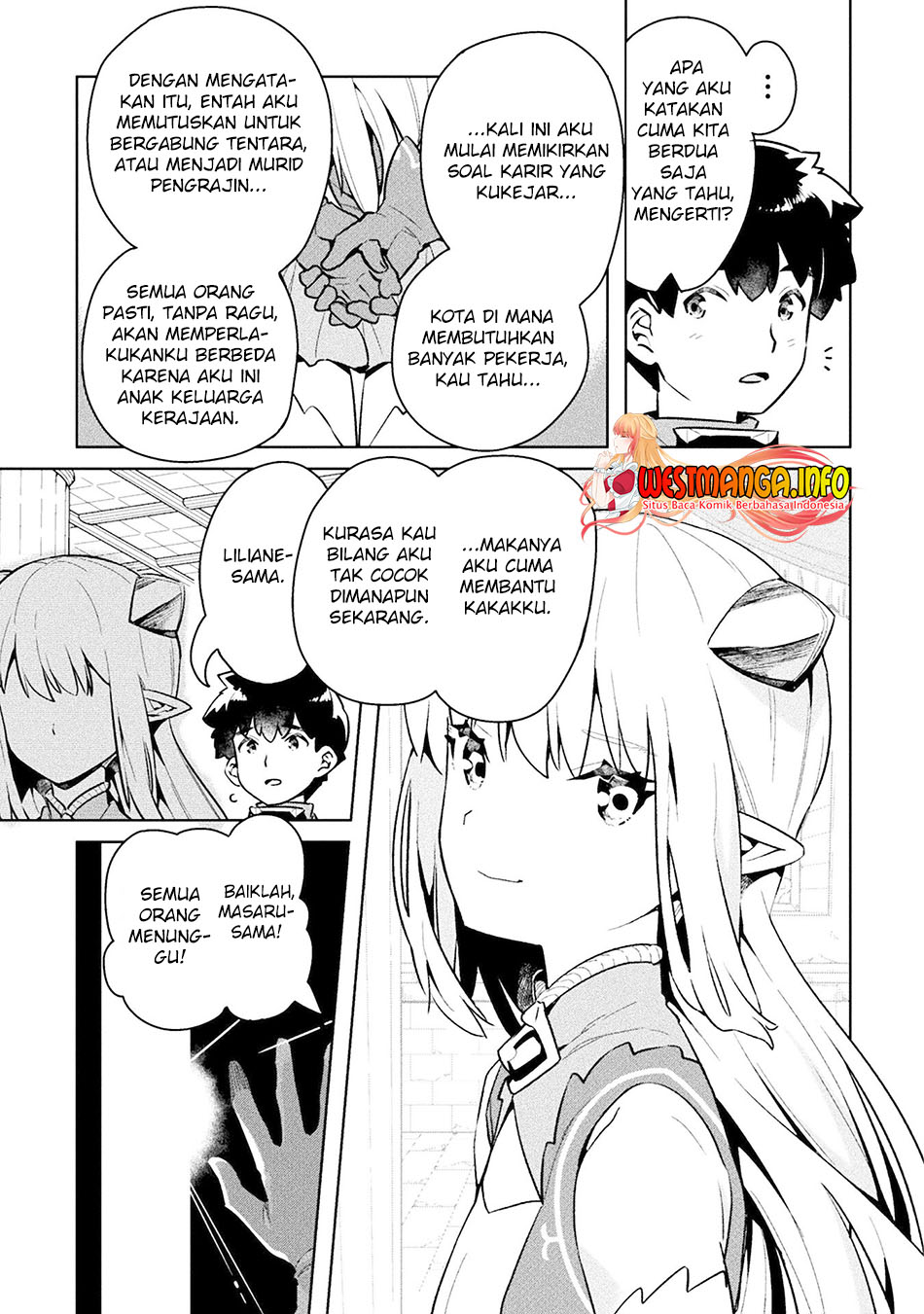 NEET dakedo Hello Work ni Ittara Isekai ni Tsuretekareta Chapter 46 Gambar 30