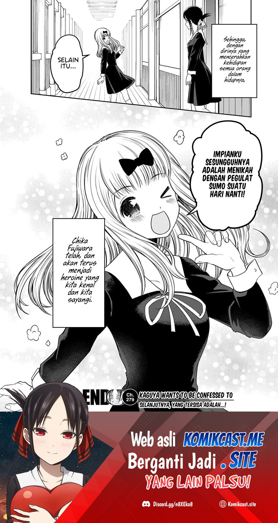 Kaguya-sama wa Kokurasetai – Tensai-tachi no Renai Zunousen Chapter 279 Gambar 19