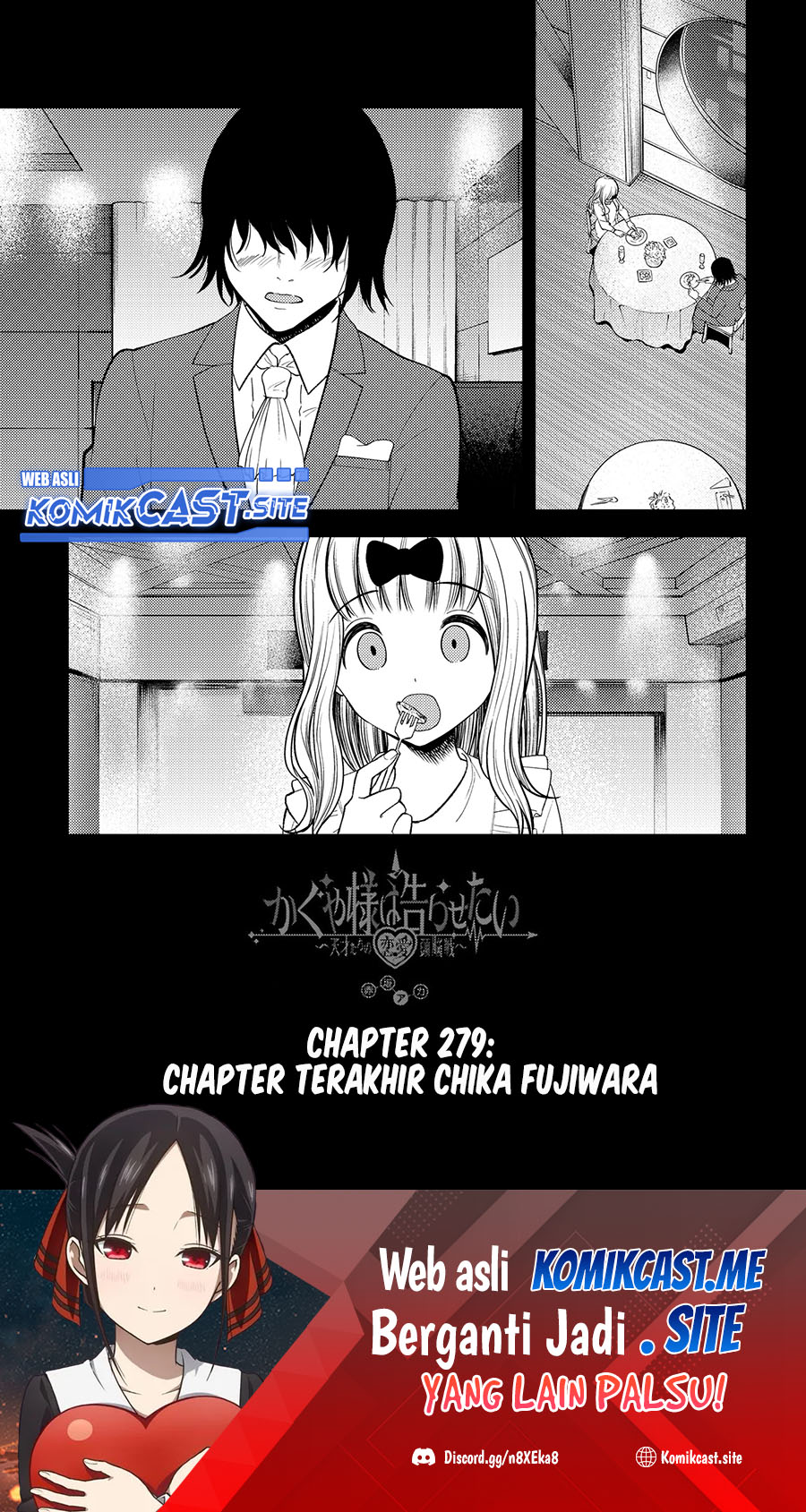 Baca Manga Kaguya-sama wa Kokurasetai – Tensai-tachi no Renai Zunousen Chapter 279 Gambar 2