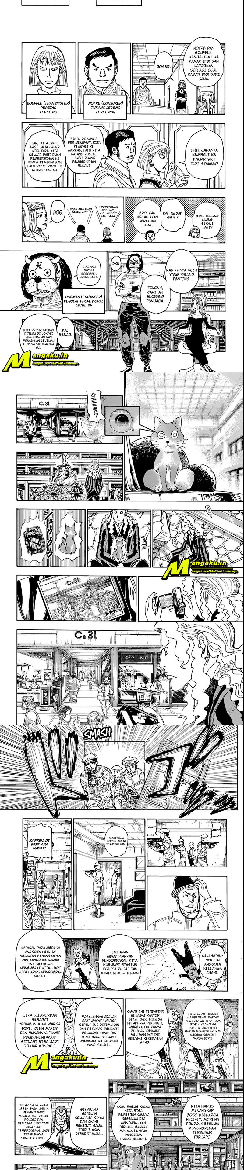 Hunter x Hunter Chapter 394 Gambar 3