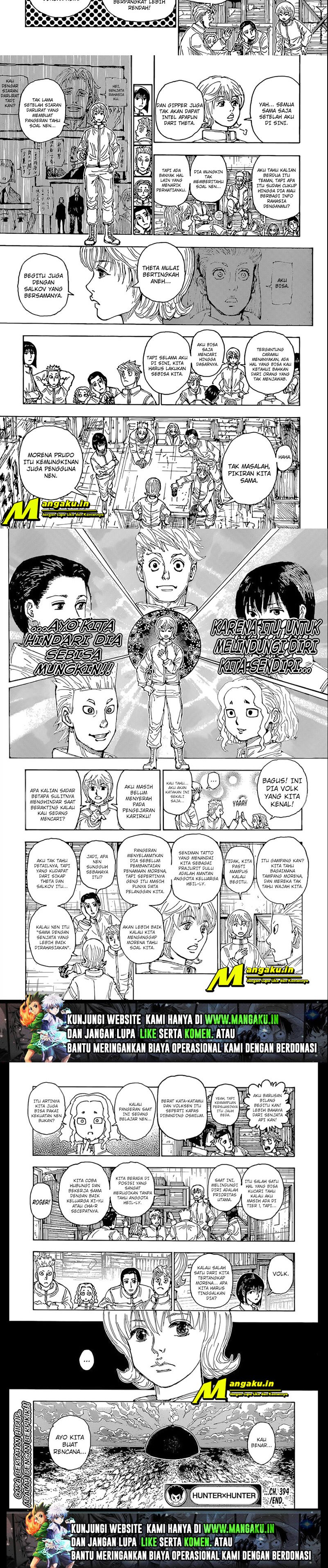 Hunter x Hunter Chapter 394 Gambar 6